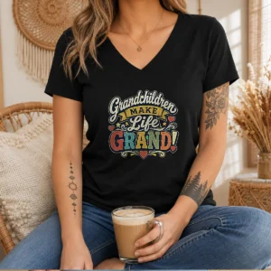 Premium Grandparents Day V-Neck Shirt
