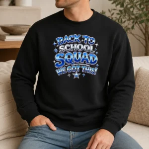 Pretty Back To School Squad Y2K Chrome Style Sweater
