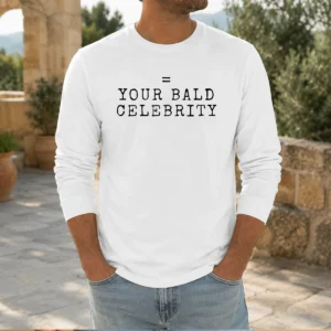 Original Your Birth Month Equals Your Bald Celebrity Long Sleeve Shirt