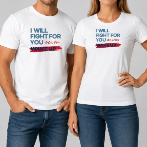 Awesome I Will Fight For You Until You Wake Up Political Movement