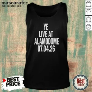 Hot Pretty Ye Live At Alamodome July 4 2026 Tank Top