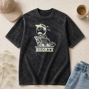 Funny Linus Van Pelt Peanuts Comic Strip Shorty A Pirate Sweatshirts Copy Right 1985 Washed T-Shirt