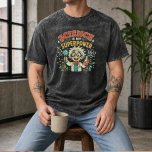 Premium Science Is My Superpower Vintage Washed T-Shirt