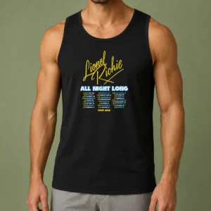 Nice Lionel Richie All Night Long Tour 2026 Concert Dates City List Poster Tank Top