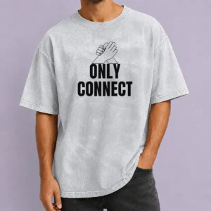 Hot Only Connect Arm Wrestling Hands Washed T-Shirt