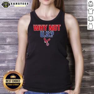 Good United States Men National Soccer Team USMNT Why Not US Soccer Ball Eagle Tank Top