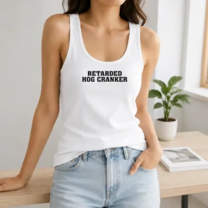 Funny Retarded Hog Cranker Tank Top