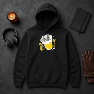 Nice Beer Drinking Squad Beer Character Kawaii Hoodie