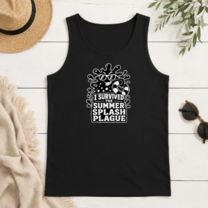Awesome Good Summer Splash Plague Silhouette Tank Top