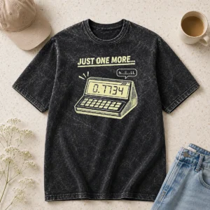 Nice Calculator Hell 0.7734 Geek Washed T-Shirt