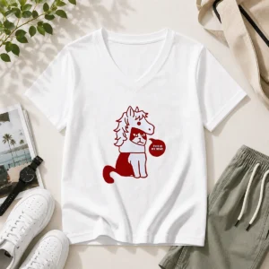 Top Cat Wearing Horse Mask This Is My Year V-Neck Shirt