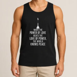 Pretty Awesome When The Power Of Love Beats The Love Of Power The World Knows Peace Tank Top