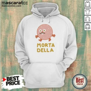 Funny Mortadella Food Cartoon Character Salami Meat Hoodie