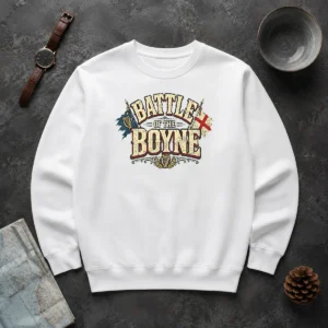 Hot Battle Of The Boyne Pride Retro Distressed Sweater
