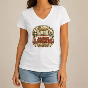Hot Awesome Grandparents Day Legendary Roots Western Vintage V-Neck Shirt