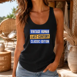 Premium Vintage Human Last Century Classic Edition Tank Top