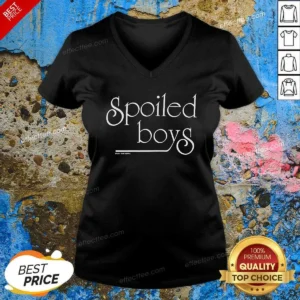 Awesome Spoiled Boys Daily Dawn Long V-Neck Shirt