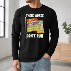 Awesome Equality No Human Is Illegal Science Is Real Fund Public Schools Protect Trans Long Sleeve Shirt
