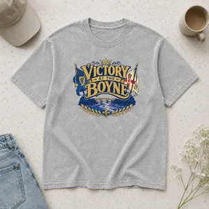 Nice Funny Victory At The Boyne Historical Pride Vector Washed T-Shirt