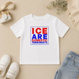 Official ICE Are Domestic Terrorists Kids T-Shirt