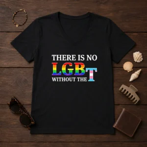 Pretty There Is No LGBT Without The V-Neck Shirt