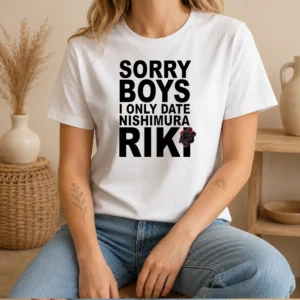 Good Nishimura Riki Enhypen Sorry Boys I Only Date Nishimura Riki Text Rose