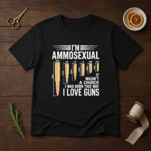 Good I'M Ammosexual I Love Guns Bullet Caliber Chart