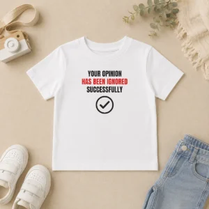 Top Your Opinion Has Been Ignored Successfully Kids T-Shirt