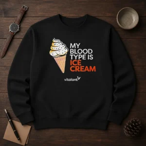 Awesome Vitalant My Blood Type Is ICE Cream Sweater