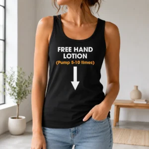Awesome Original Free Hand Lotion Pump 5 10 Times Tank Top