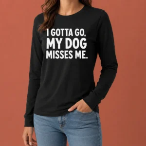 Pretty My Dog Misses Me Shirt - Image 6