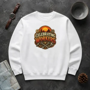 Premium Celebrating Workers Labour Day Western Vintage Sweater