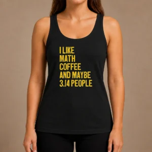 Perfect Hot I Like Math Coffee And Maybe 314 People Tank Top