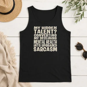 Premium My Hidden Talent Converting My Declining Mental Health Into Upgraded Sarcasm Tank Top