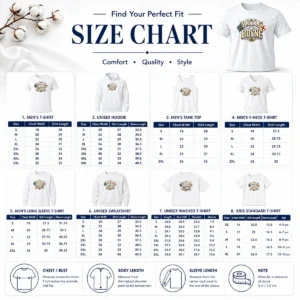 Size chart for Hot Battle Of The Boyne Pride Retro Distressed with measurements in inches and cm