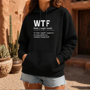 Premium WTF Holy Paraphrased Hoodie