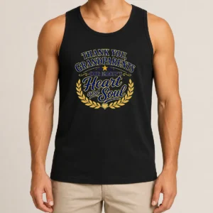 Funny Original Grandparents Day Thank You Vector Family Love Tank Top