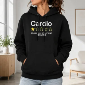 Funny Cardio 1 Star Hoodie