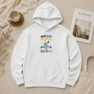 Funny Snoopy Peanuts When God Made Me He Grinned And Said Thisll Be Fun Hoodie