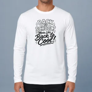 Hot Pretty Back To School Sassy Line Art For Students Long Sleeve Shirt