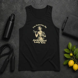 Good Retro Jacked Cat Lady Tank Top