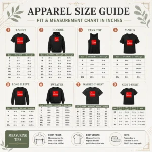 Size chart for Funny I Heart Organ Transplants Transplant Awareness with measurements in inches and cm