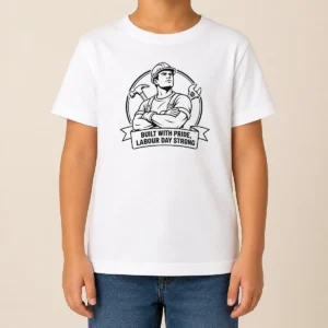 Pretty Premium Labour Day Pride Line Art For Workers Kids T-Shirt