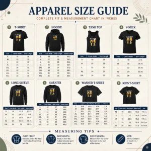 Size chart for Pretty LGBT Lets Get Beers Tonight Beer Drinking Humor with measurements in inches and cm