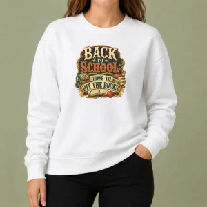 Top Back To School Excitement Western Vintage Sweater