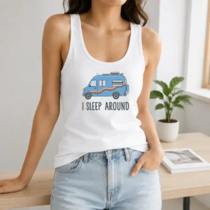 Original Top I Sleep Around Tyler Genocchio Tank Top