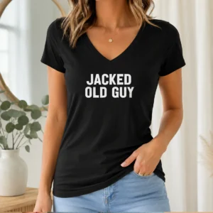 Premium Jacked Old Guy V-Neck Shirt