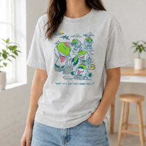 Funny Peppy Hare Star Fox What If I Cannot Do A Barrel Roll Washed T-Shirt