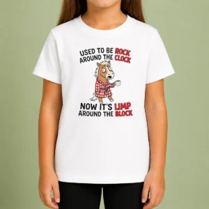 Good Horse Used To Be Rock Around The Clock Now It'S Limp Around The Block Kids T-Shirt