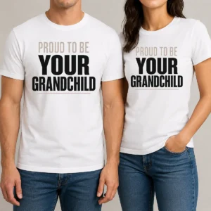 Nice Funny Grandparents Day Proud Grandchild Minimalist Shirt